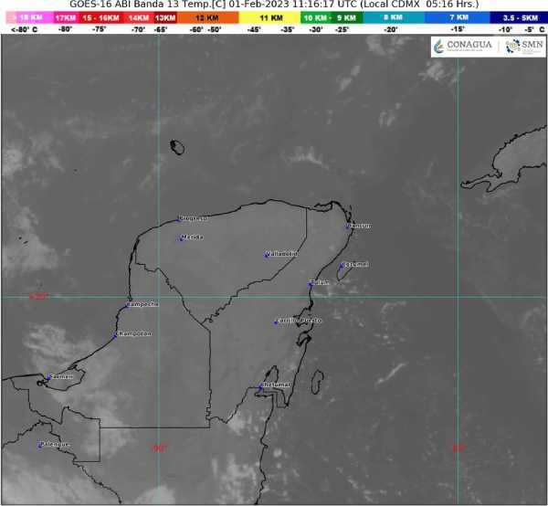 Clima en Quintana Roo con lluvias aisladas y vientos fuertes 1