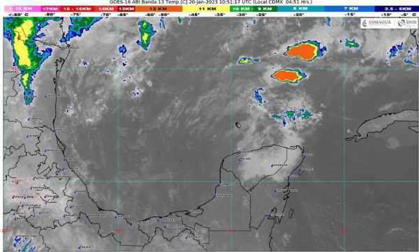 Clima en Quintana Roo lluvias intensas y actividad electrica previstas