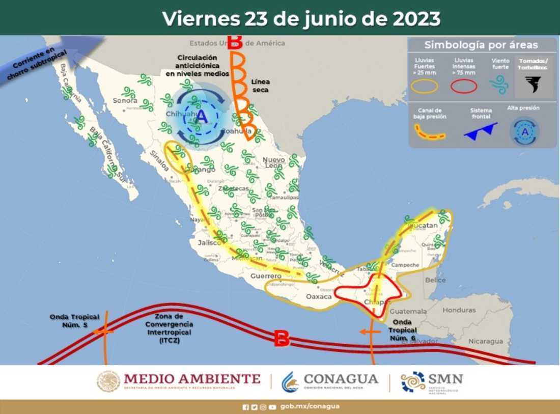 Clima en Quintana Roo: lluvias previstas debido a una onda tropical