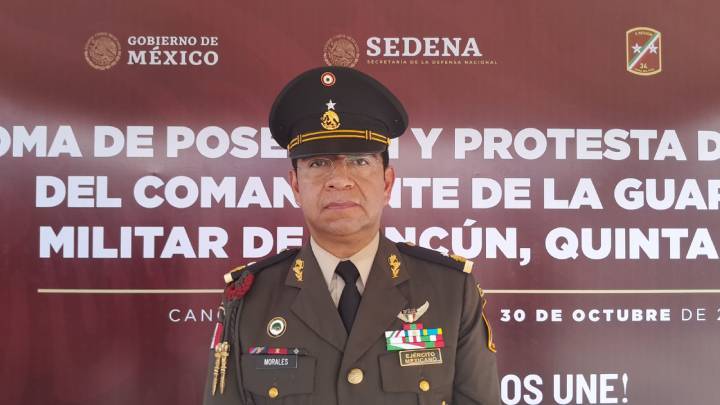 Comandante Militar en Cancún Evalúa la Seguridad de la Ciudad y Anuncia Estrategia Regional