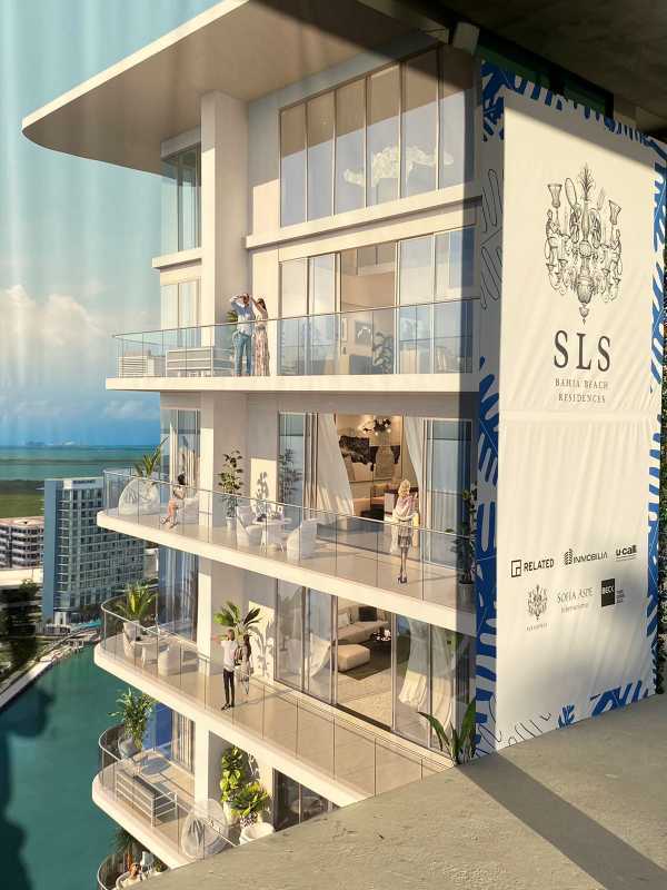 Comienza la construccion de la cuarta torre de lujo SLS Bahia Beach en Cancun con la ceremonia de colocacion de la primera piedra 1