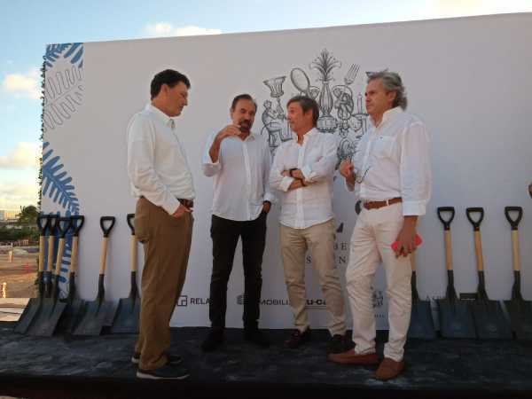 Comienza la construccion de la cuarta torre de lujo SLS Bahia Beach en Cancun con la ceremonia de colocacion de la primera piedra 2