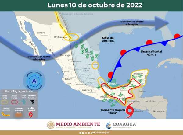 Clima en Quintana Roo hoy Lunes 10