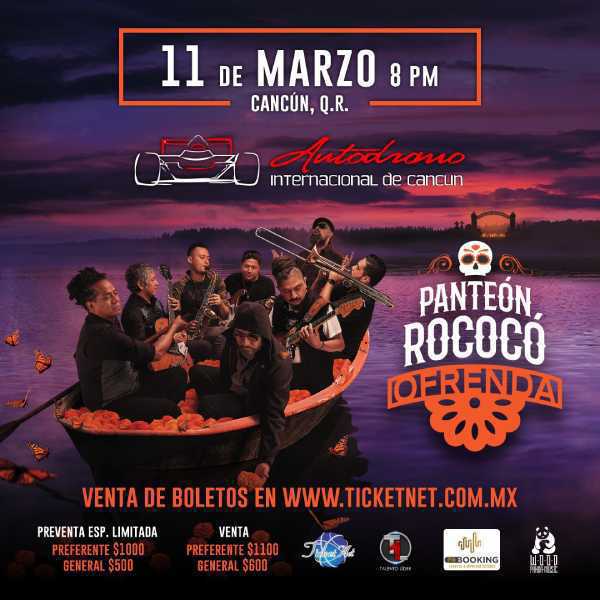 Concierto de banda mexicana en Cancún