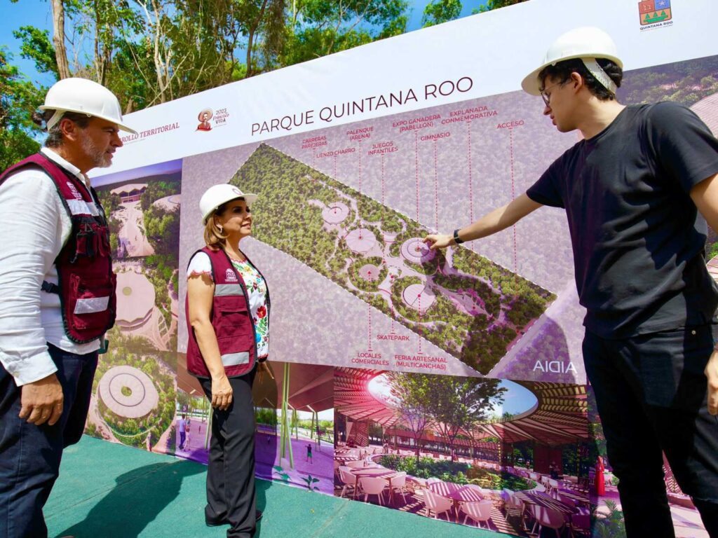 Construye Mara Lezama Parque Quintana Roo en Chetumal para transformar la capital