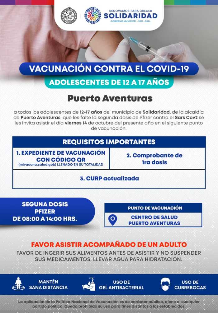 Controlan la inmunización de los jóvenes contra el virus Covid-19