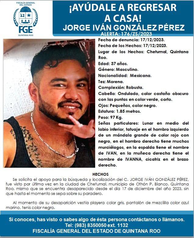Desaparición de Taxista en Chetumal: Urgen Datos para Localizarlo
