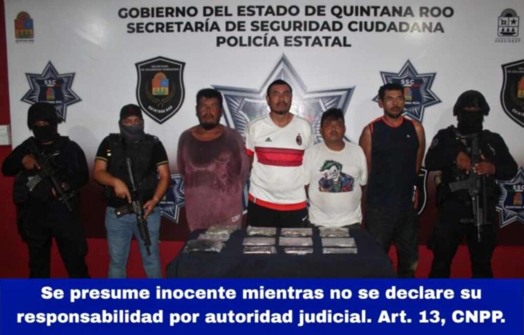 Desarticulan banda de traficantes de drogas en Cancún