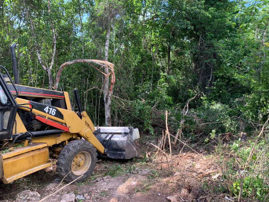 Descontento de residentes por desmantelamiento de terreno en Playa del Carmen 2