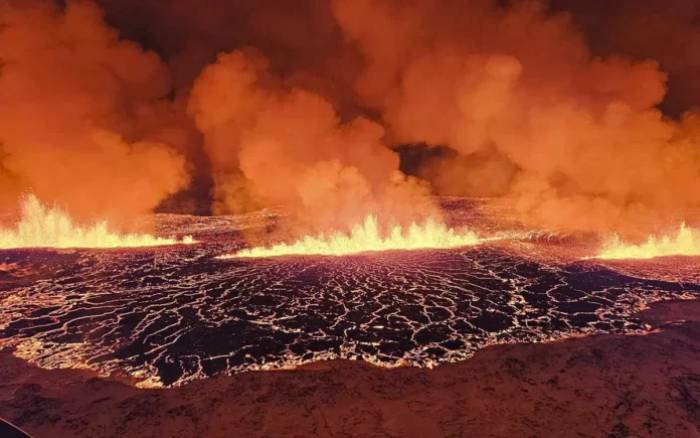 Desencadenada la Erupción de un Volcán en Islandia Tras Actividad Sísmica Persistente