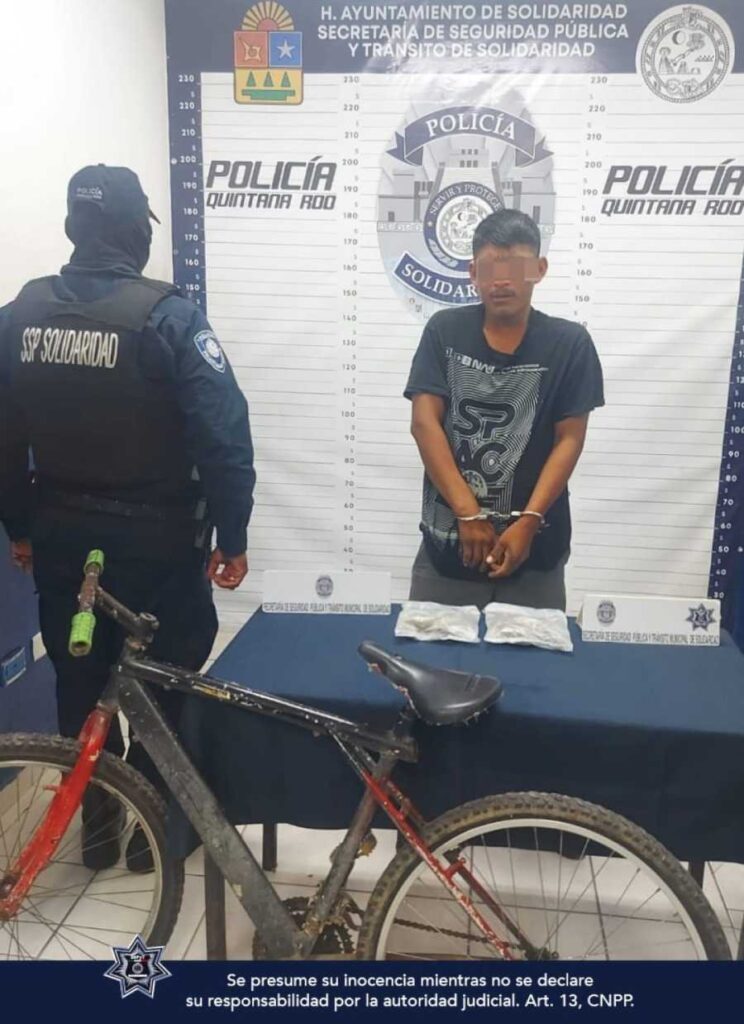 Detención por posesión de drogas en Playa del Carmen