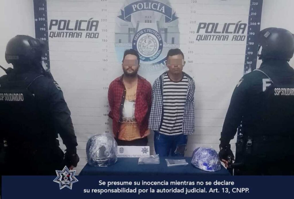 Detenidos en Playa del Carmen tras disparar contra vivienda: Policía de Solidaridad interviene exitosamente