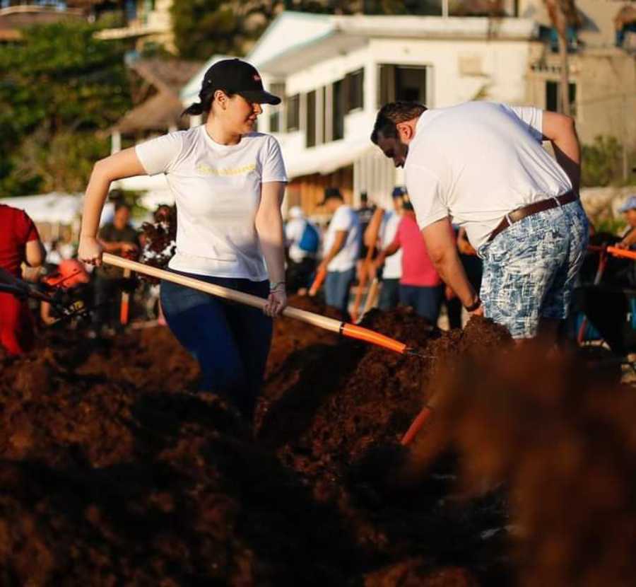 Diputada Estefanía Mercado promueve trabajo en equipo y tecnología para combatir el sargazo en Quintana Roo