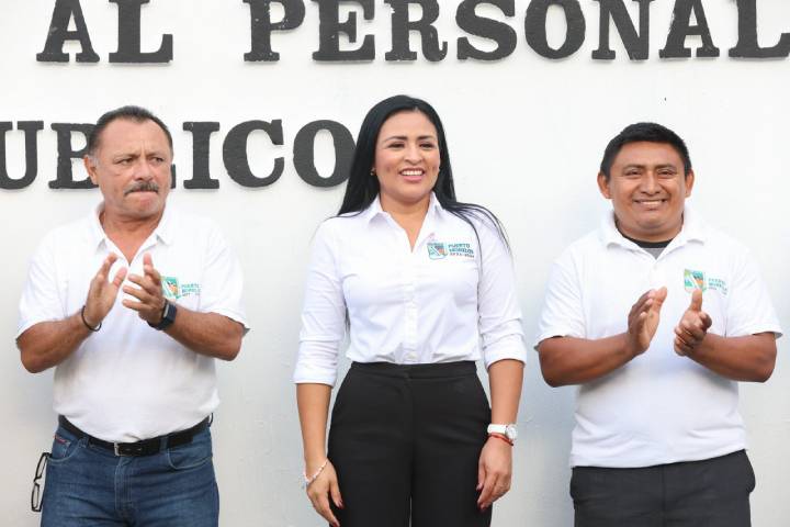 ENTREGA BLANCA MERARI EQUIPAMIENTO Y UNIFORMES A TRABAJADORES DE SERVICIOS PÚBLICOS