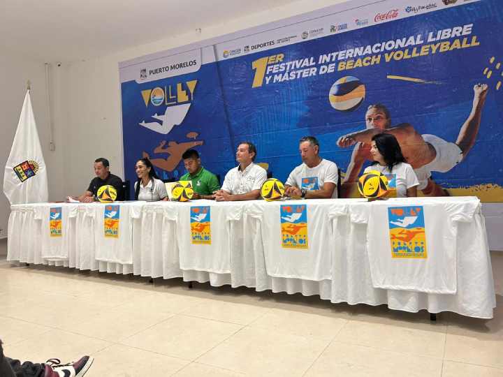 El Festival Internacional de Vóley Playa en Puerto Morelos Listo para Iniciar