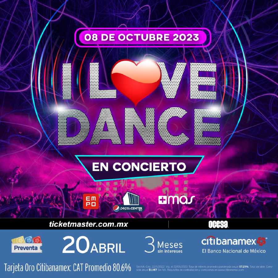 El festival "I Love Dance" vuelve a México para transportar a los fanáticos de la música de los noventa en el tiempo