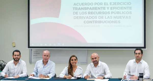 Empresarios firman pacto solidario con Mara Lezama para pagar deuda economica y social de Quintana Roo 1