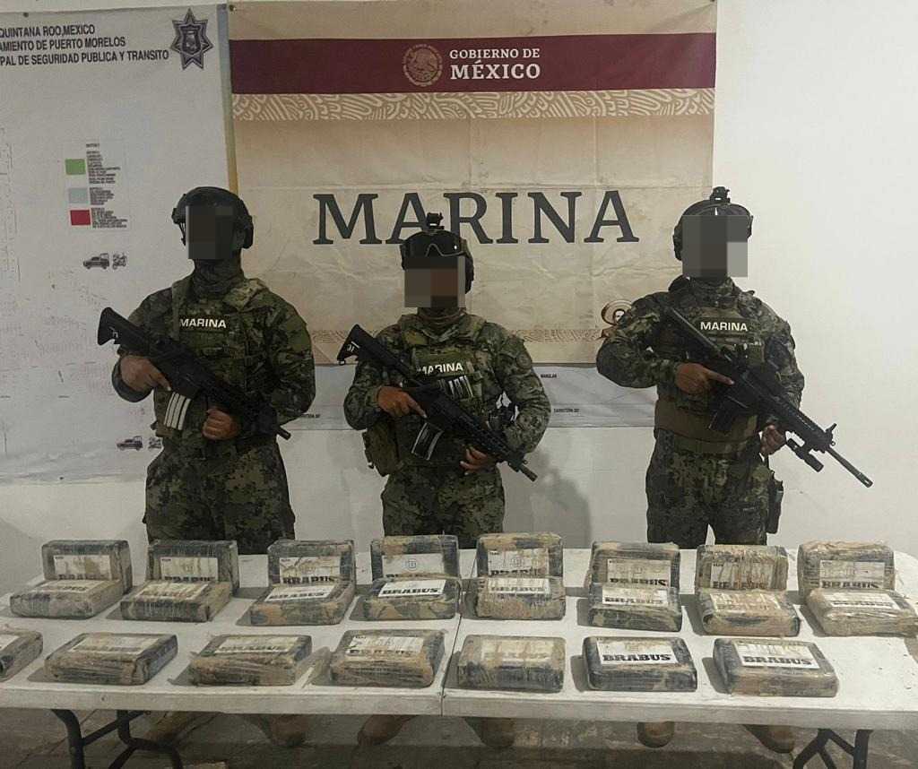 En Costas Quintanarroenses: Casi 50 Kilos de Cocaína Asegurados este Mes