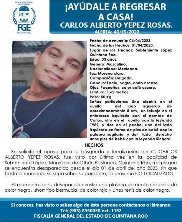 Encuentran cuerpo con herida de bala en laguna de Belice, sospechan que podría ser hombre desaparecido en Subteniente López