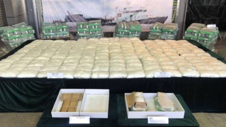 Enorme Confiscación de Metanfetamina en Hong Kong: Oculta en Envío de Conchas de Caracol desde México