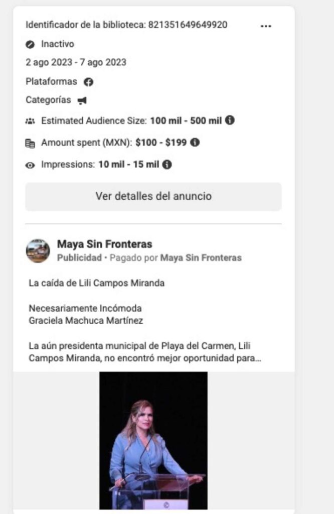 Estrategia de Desinformacion y Difamacion Campana en Redes Sociales Contra Lili Campos 3