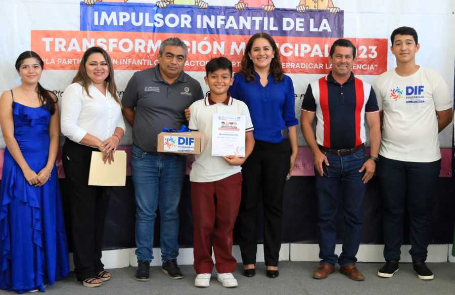 Estudiante de secundaria de Solidaridad es elegido como Impulsor Infantil de la Transformación Municipal 2023