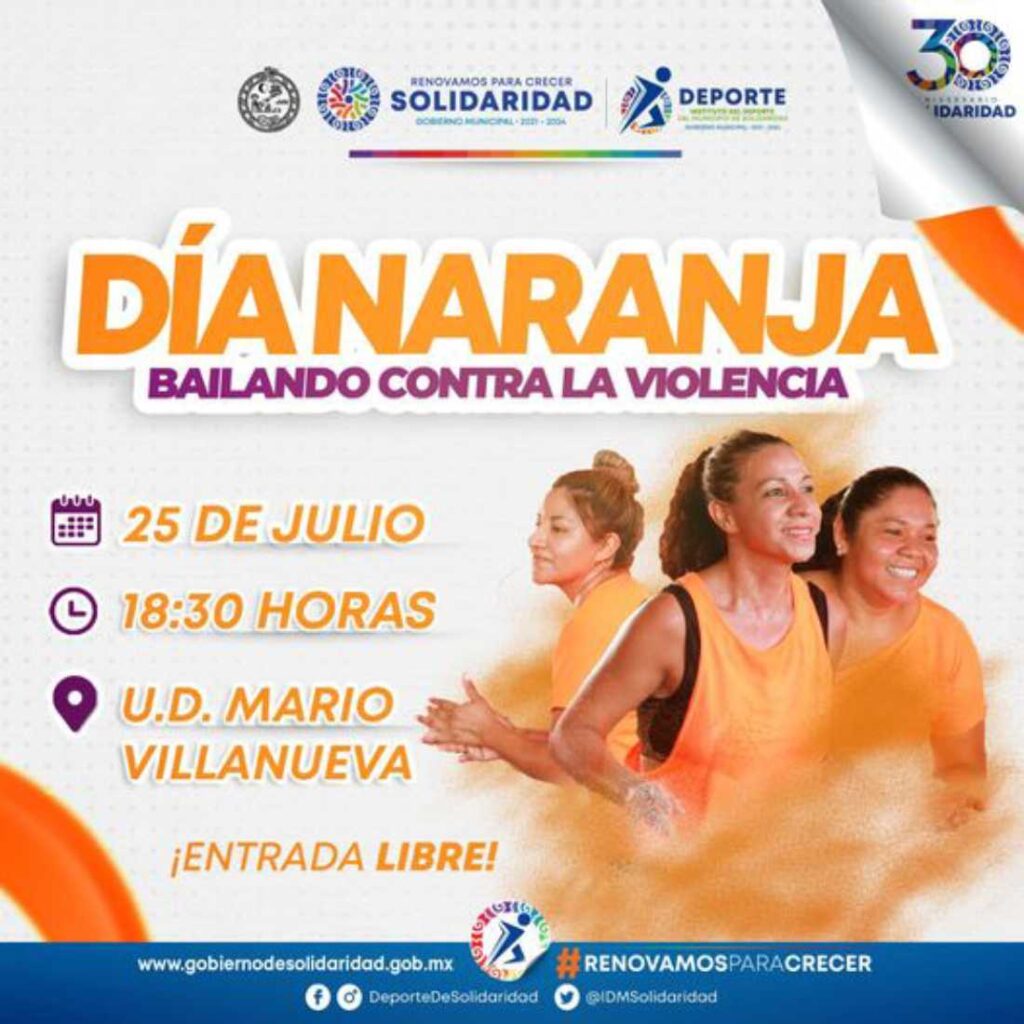 Evento de Baile-Fitness por el Día Naranja: Imperdible