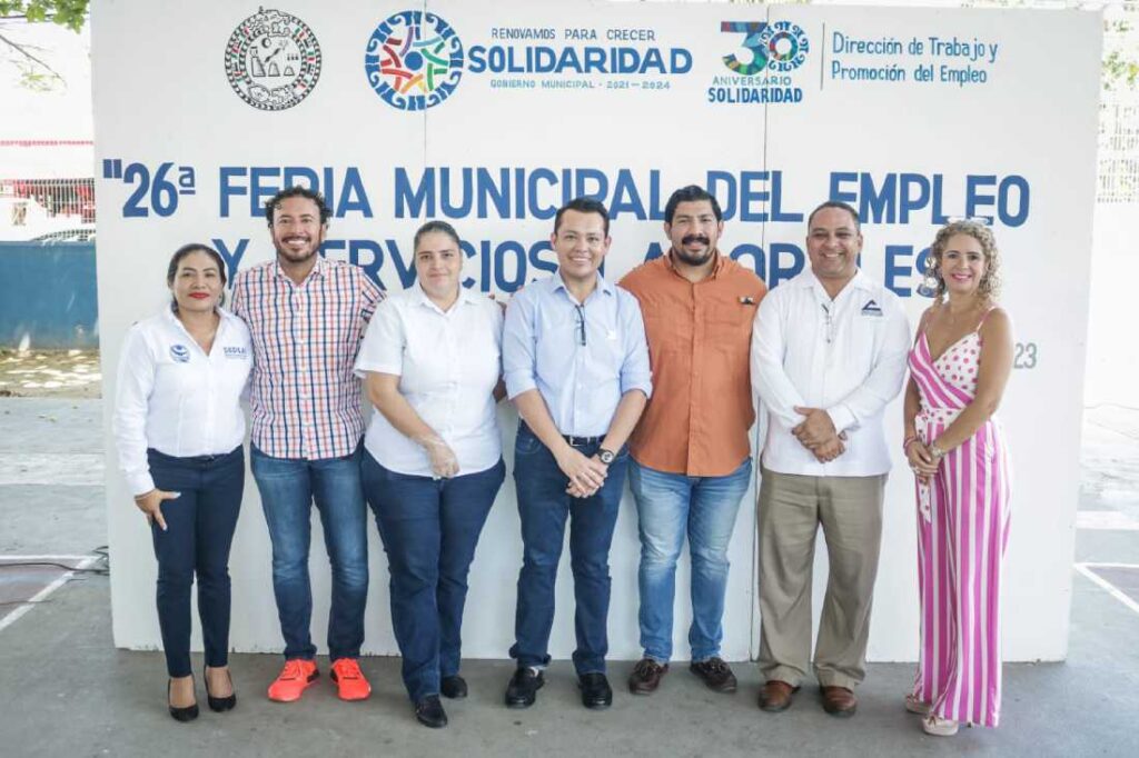 Gobierno de Solidaridad impulsa el empleo formal en Playa del Carmen