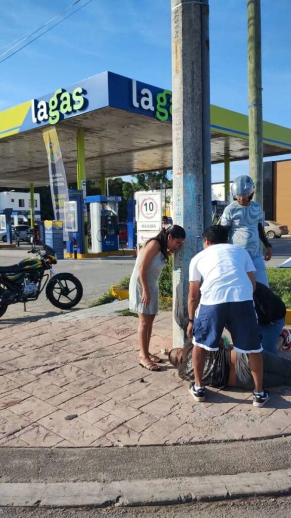 Grave Colision en Chetumal Motociclista al Limite de la Vida 1