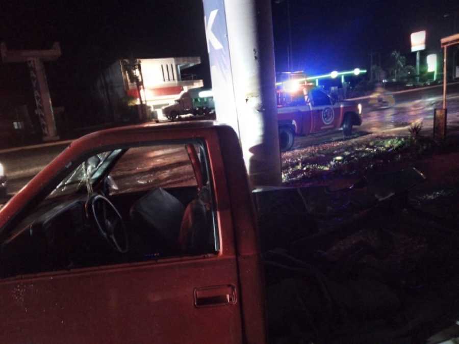 Herido en accidente vial entre Puerto Morelos y Cancun por exceso de velocidad 1
