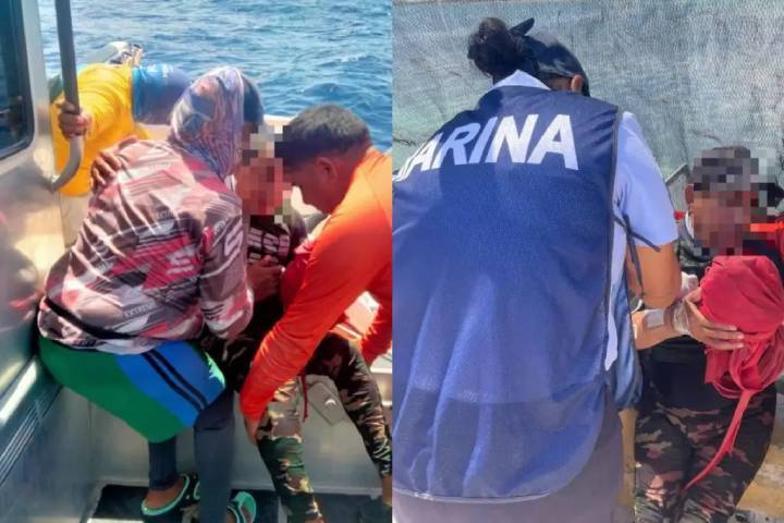 Héroe de la Marina rescata a pescador herido por tiburón en Banco Chinchorro