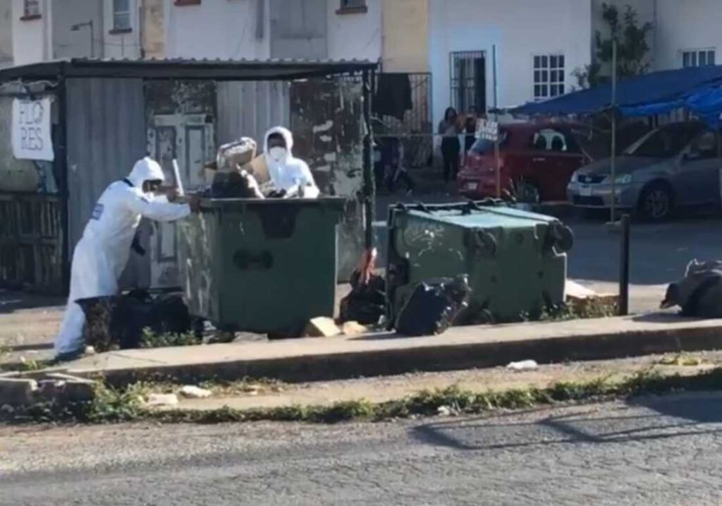 Horrendo hallazgo: Encuentran cuerpo en un contenedor de basura en Villas Otoch Paraíso