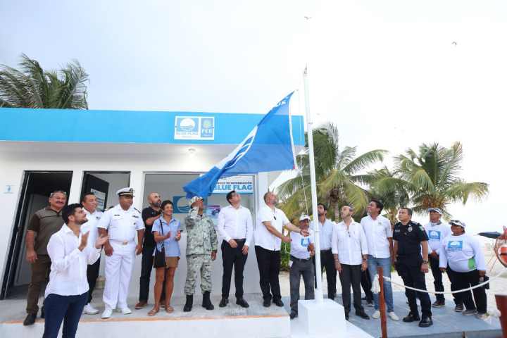 IZAN “BLUE FLAG” EN PLAYA SOL DE PUERTO MORELOS, LUEGO DE OBTENER LA RECERTIFICACIÓN