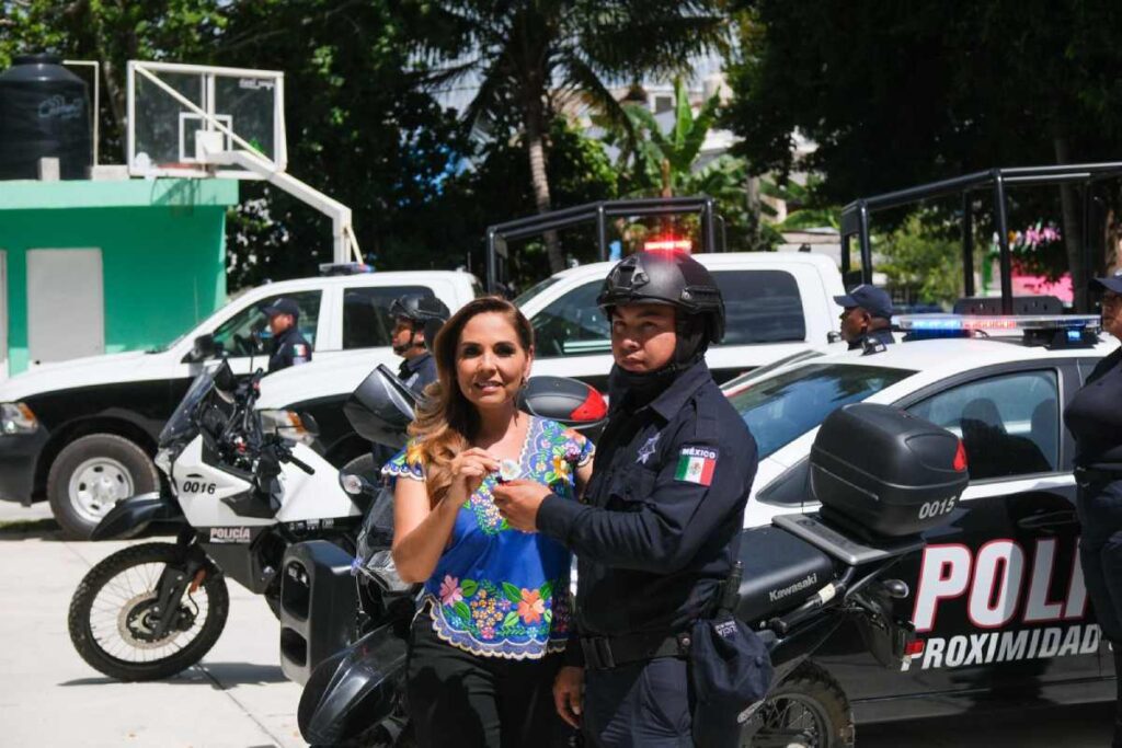 Impulso de Seguridad en Puerto Morelos Nuevas Patrullas Entregadas por Mara Lezama 1