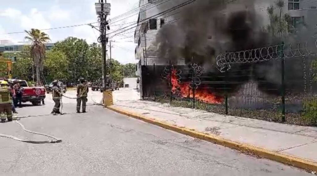 Incendio en terreno abandonado de Bonampak provoca una intensa movilización