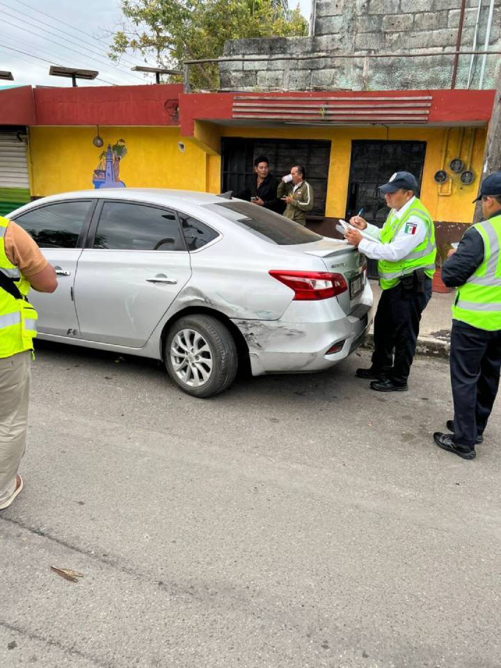 Incidente de Trafico en Via Principal de Chetumal 1