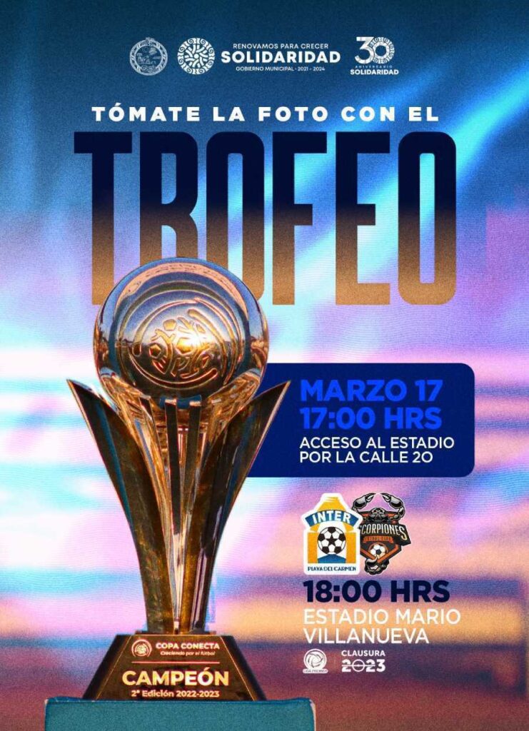 Inter Playa del Carmen cierra la Fase Regular del Torneo Clausura 2023 con un partido ante Escorpiones FC en busca de asegurar su lugar en la Liguilla