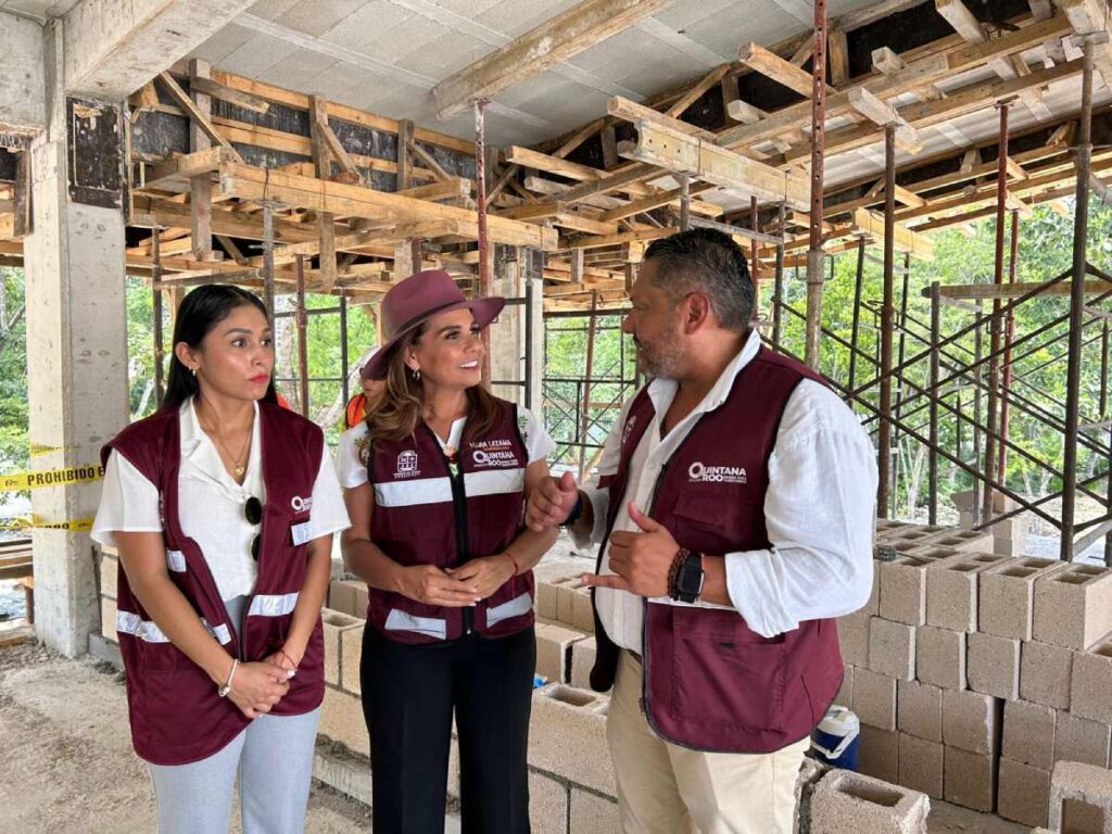 Inversión Educativa de Calidad en Marcha: Mara Lezama Inspira con Obras Escolares en Quintana Roo