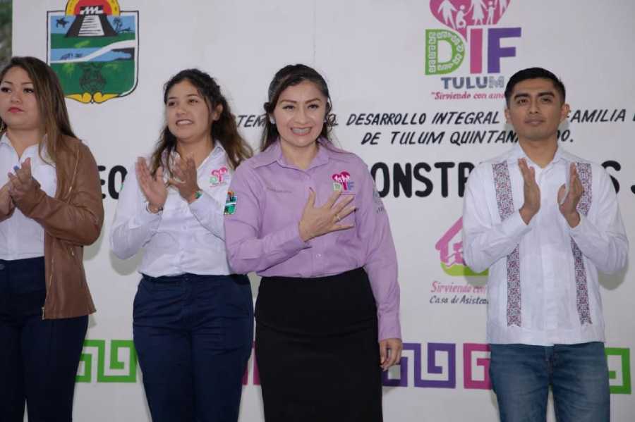 La Presidenta del DIF-Tulum inicia campaña de recaudación de fondos