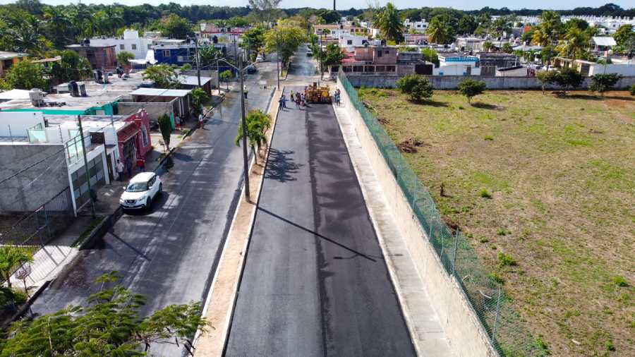 La gobernadora Mara Lezama impulsa la modernización de vialidades en Chetumal