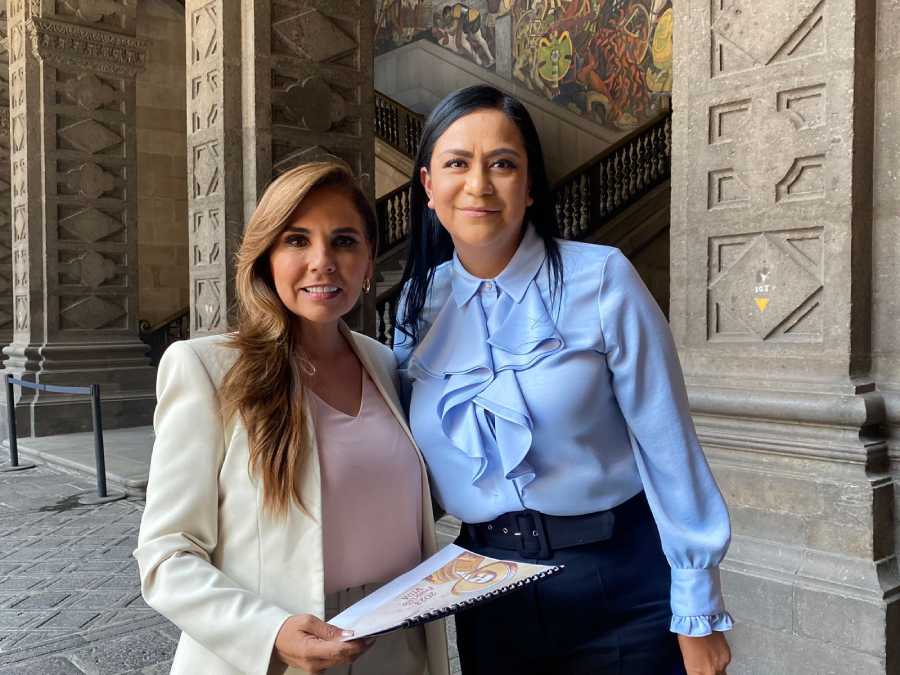 La gobernadora Mara Lezama y la secretaria Ariana Montiel trabajan juntas por el bienestar social en Quintana Roo