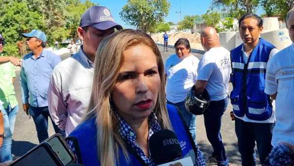 Lili Campos supervisa el progreso de la construcción de Diagonal 65