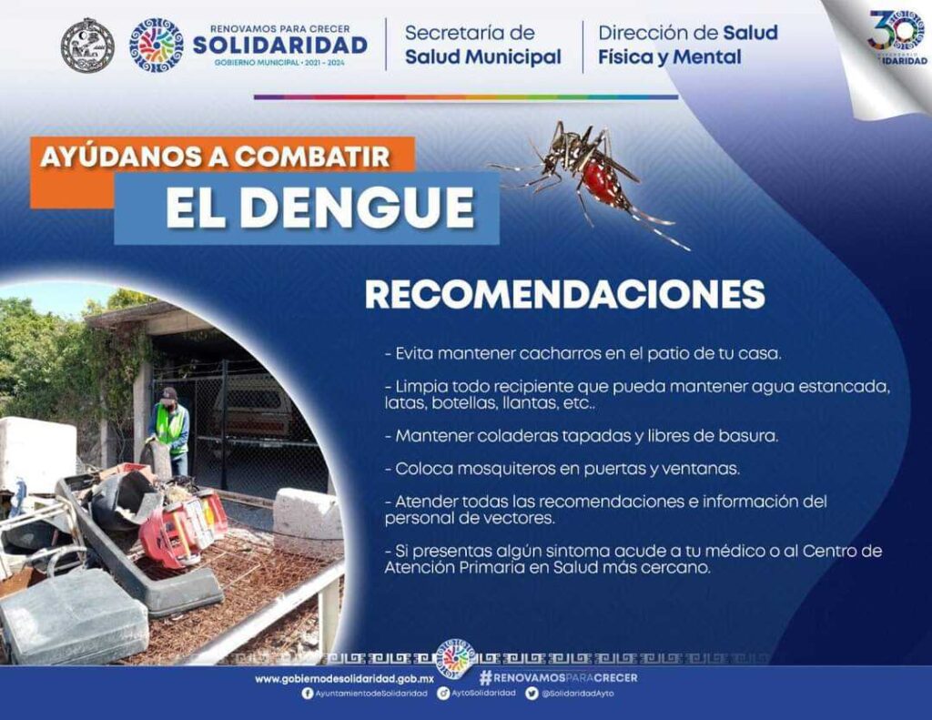 Llamado a la ciudadanía para combatir el dengue y proteger la salud colectiva