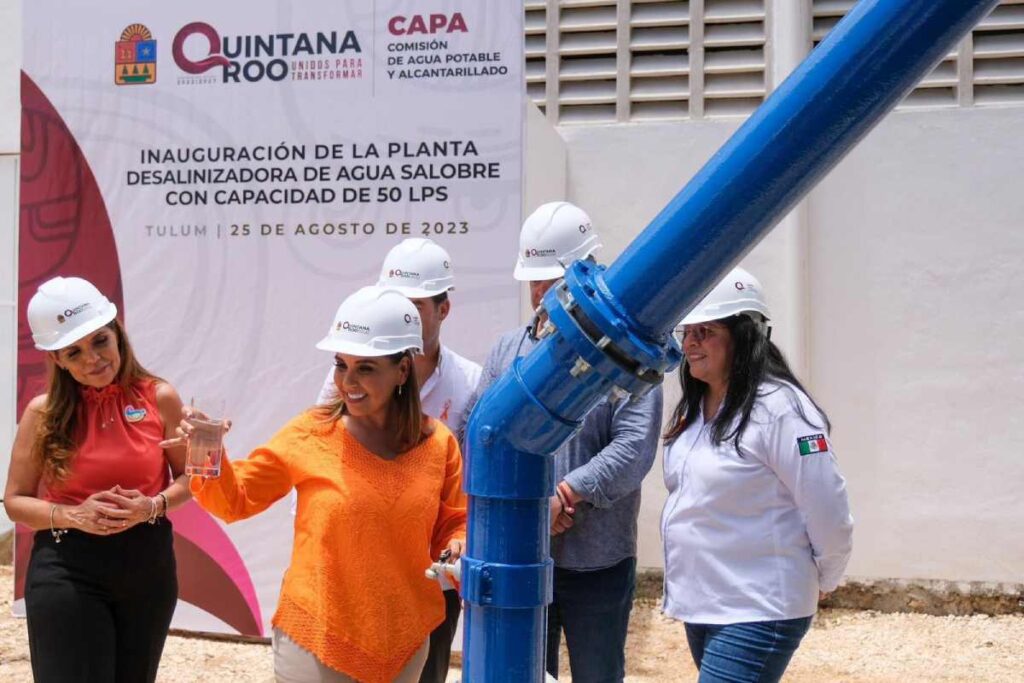 Mara Lezama Revoluciona Abastecimiento de Agua en Tulum con Planta Desalinizadora