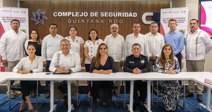 Mara Lezama impulsa estrategias en reunion del Consejo Academico para la Seguridad en Quintana Roo 2