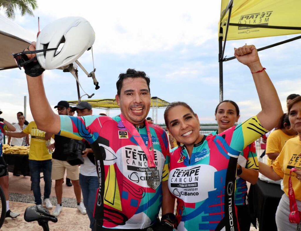 Mara Lezama inaugura la L’etape Cancún By Tour de France 2023, un evento deportivo de renombre internacional