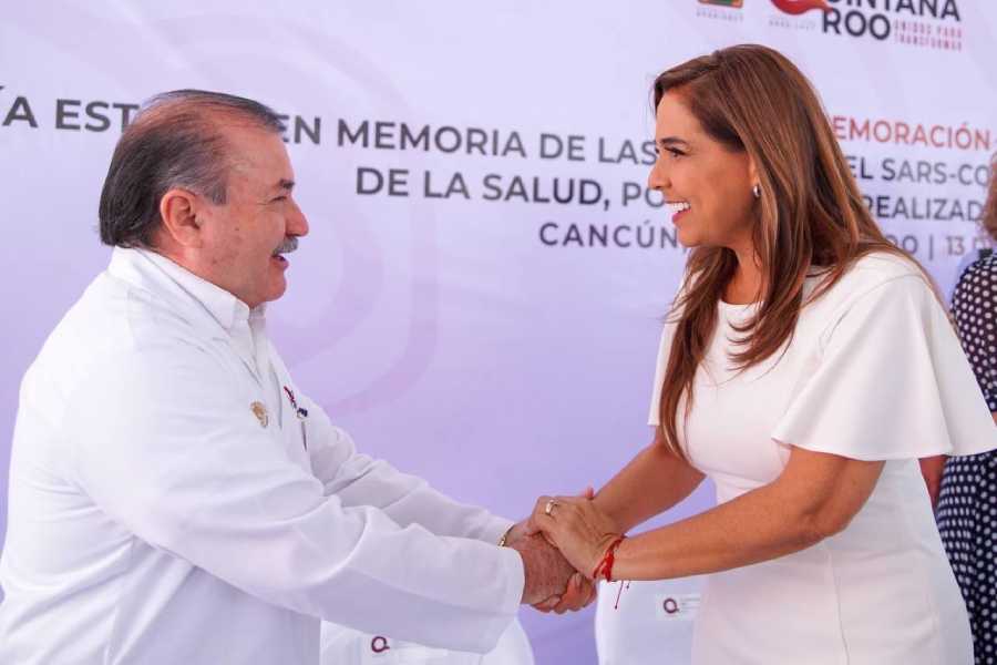 Mara Lezama reconoce al sector salud por su labor en la transformación de Quintana Roo