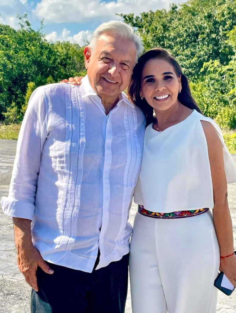 Mara Lezama y AMLO presiden revisión de proyectos históricos en Quintana Roo