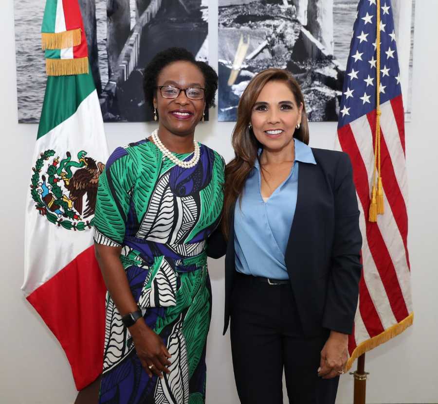 Mara Lezama y Dorothy Nguttter promueven lazos culturales y de negocios entre Quintana Roo y Estados Unidos