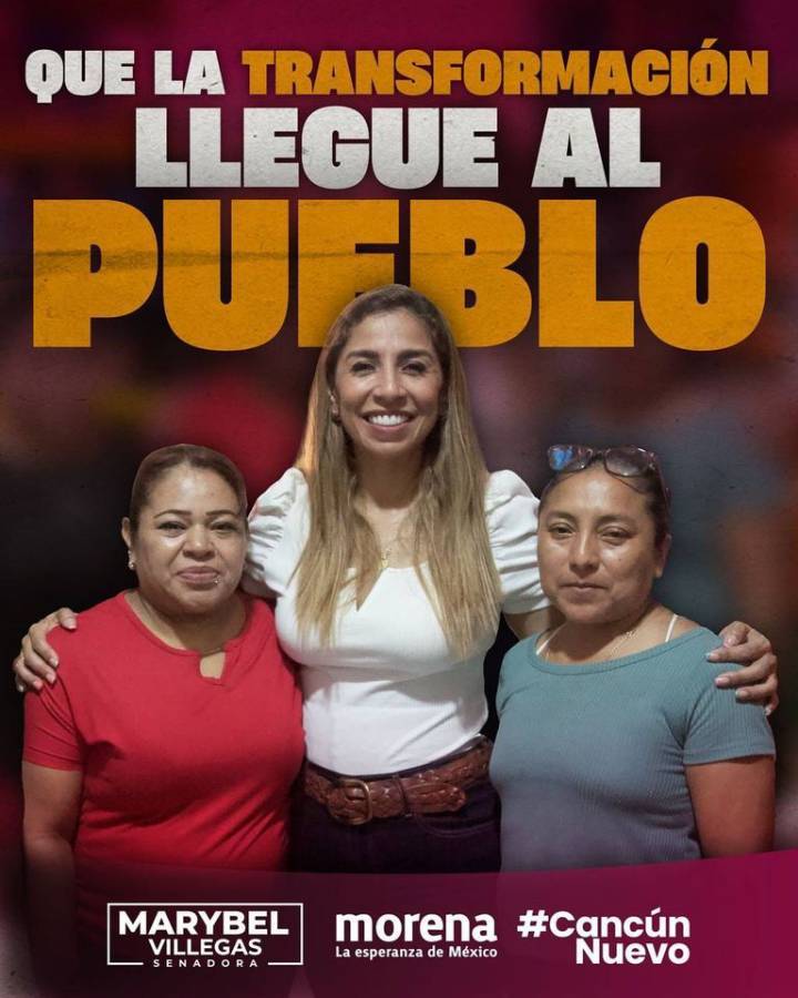 Maribel Villegas Anuncia su Candidatura a la Alcaldía de Benito Juárez